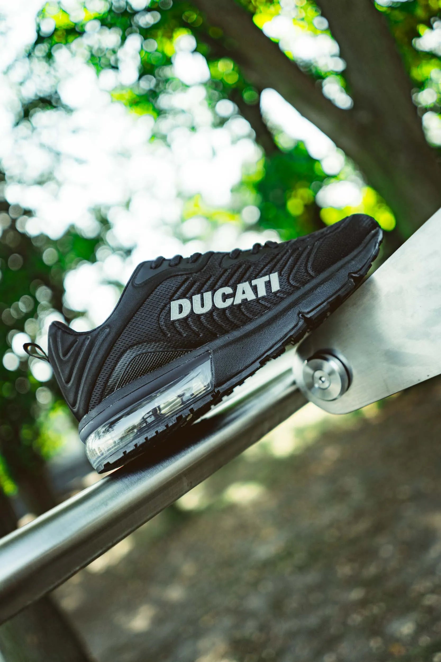 Ducati Istanbul Schwarze Herrenschuhe Größe 43 Leder