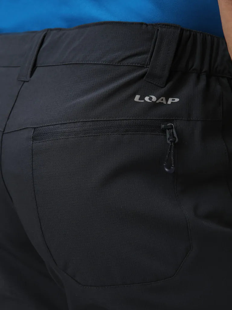 Pants snaidhmthe 3/4 na bhfear na bhfear gorm 3xl