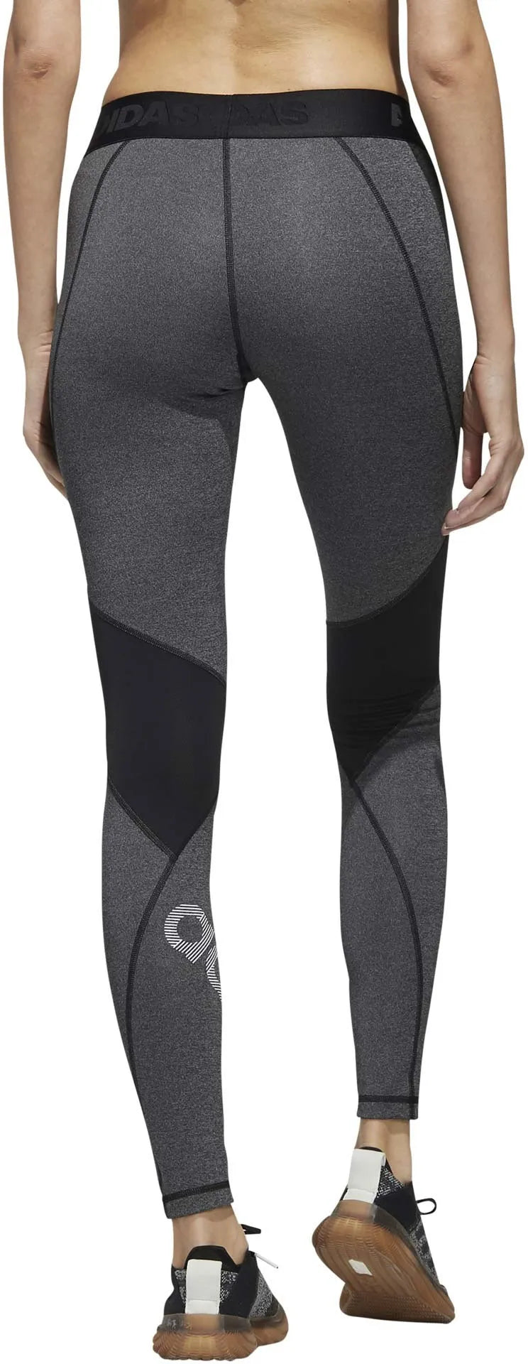 Leggings Adidas Alphaskin Ladies Grey M - Tacú le & breathable