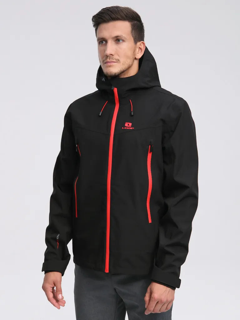 Men's ski jacket loap farozzo black l