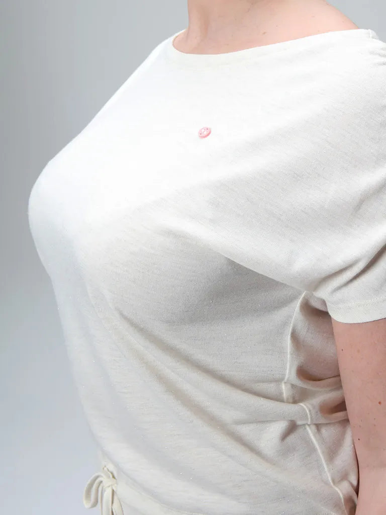 Elegantné dámske šaty Loap Bugatela White - letné šaty bavlna