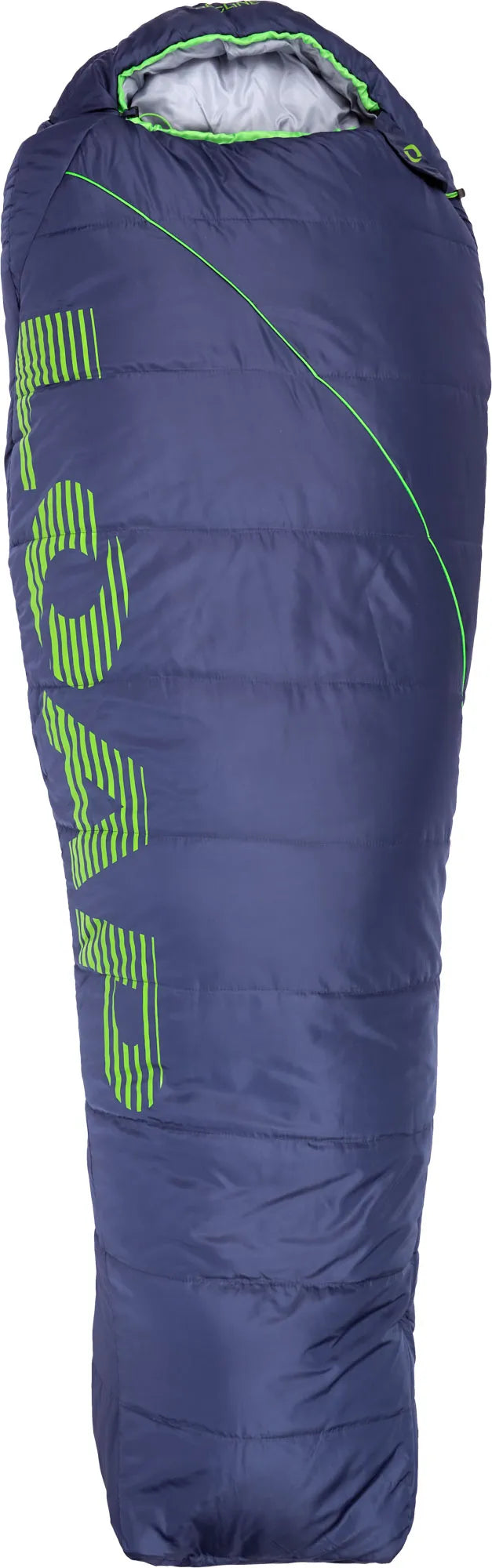 Mummie Slaapzak Loap Declin Donkerblauw-Groenblauw Linker Rits