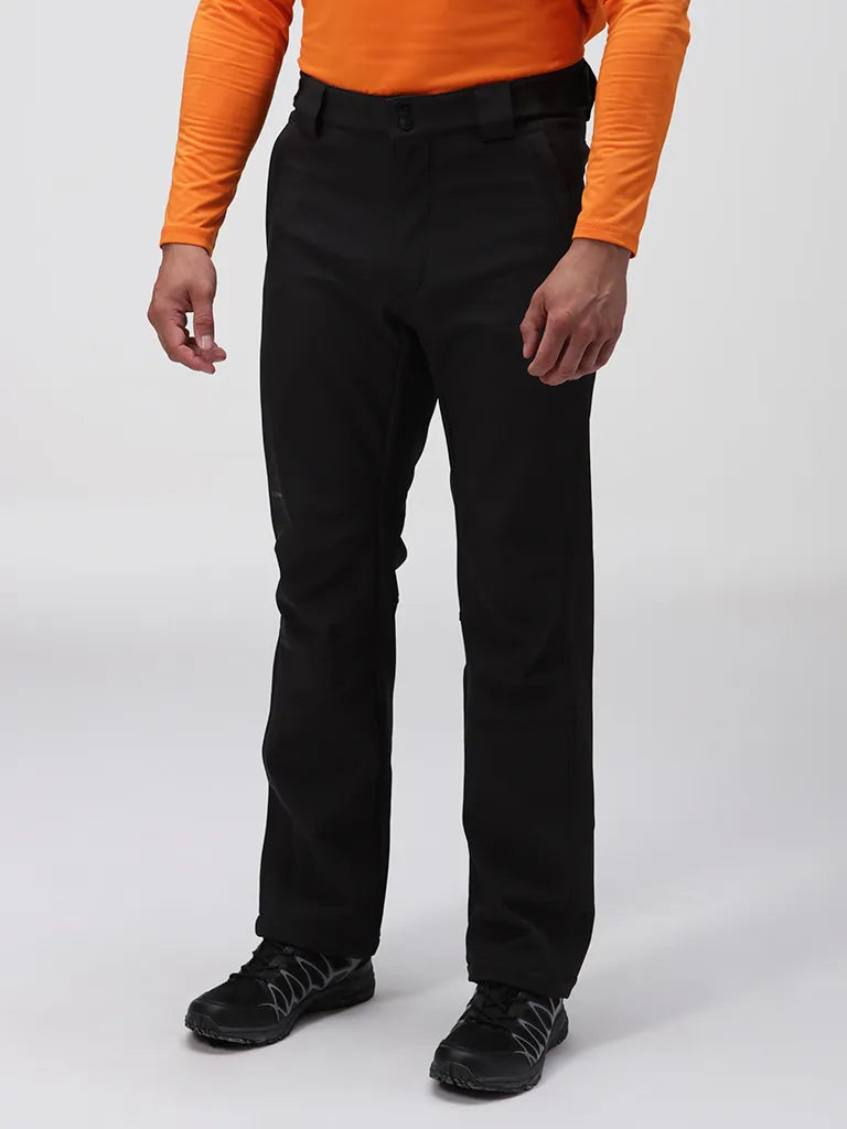 Laep Lupic Black Softshell Pants Men XL - Windproof & Flexible