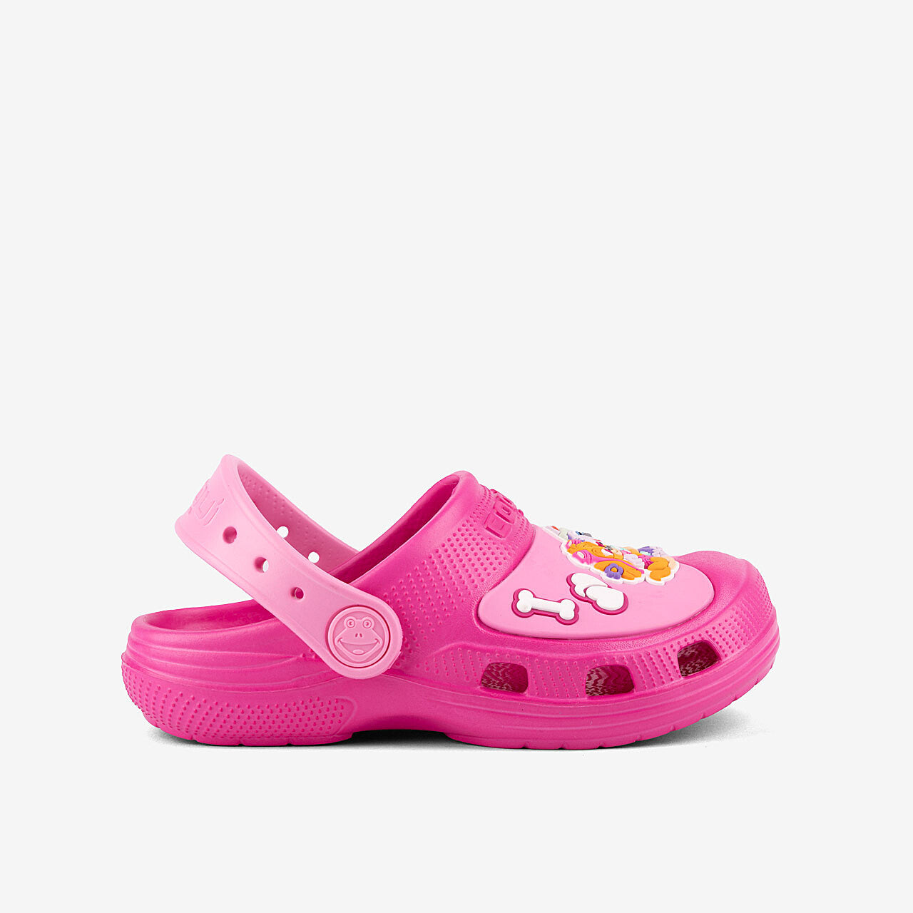 Dětské dřeváky COQUI MAXI Fuchsia/Dk. Růžový PP Skye 24/25
