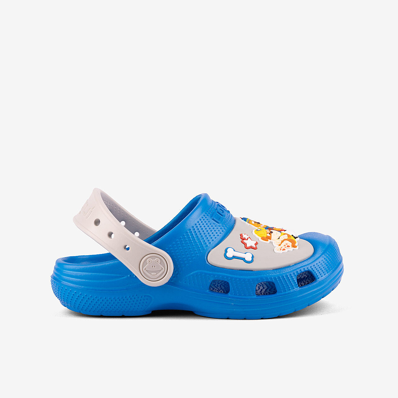 Dětské dřeváky COQUI MAXI Sea Blue/Stone PP Chase 22/23