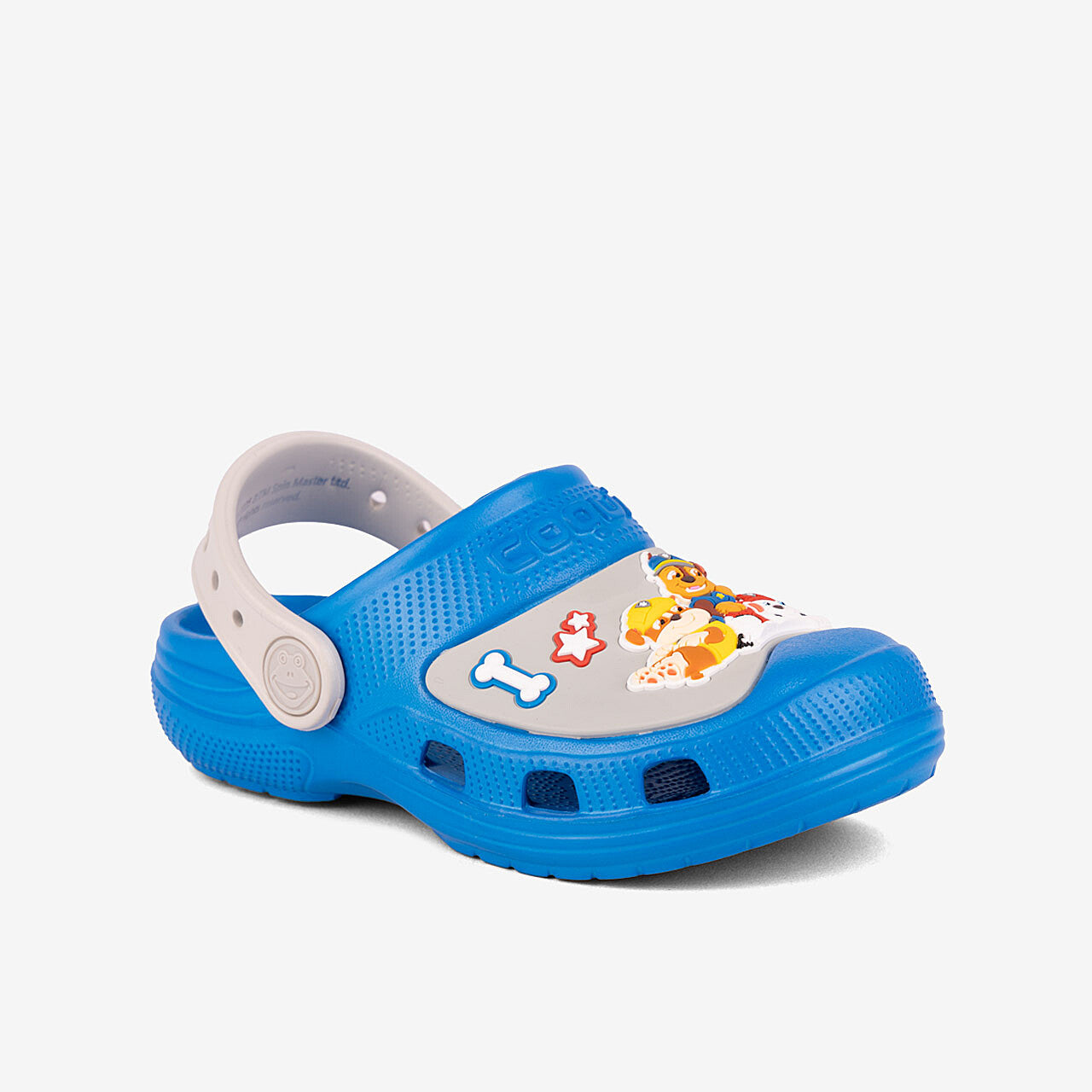 Dětské dřeváky COQUI MAXI Sea Blue/Stone PP Chase 25/26