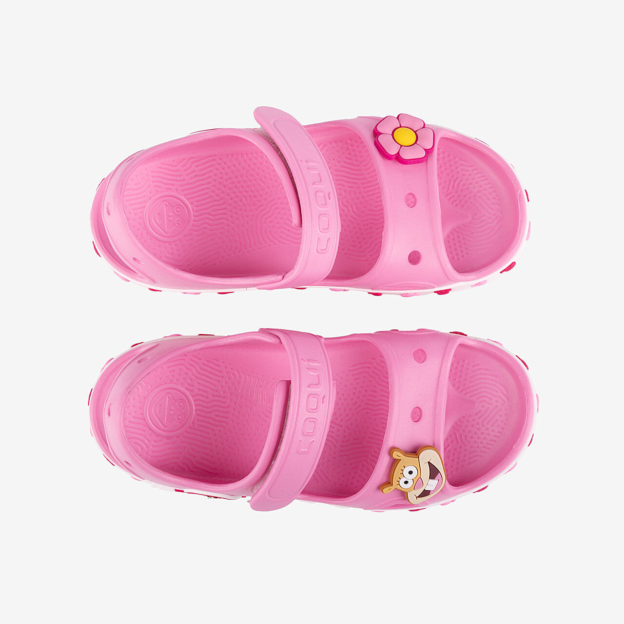 Sandali per bambini COQUI YOGI Dk. Rosa/Bianco SB Sandy + Amuleto 26/27