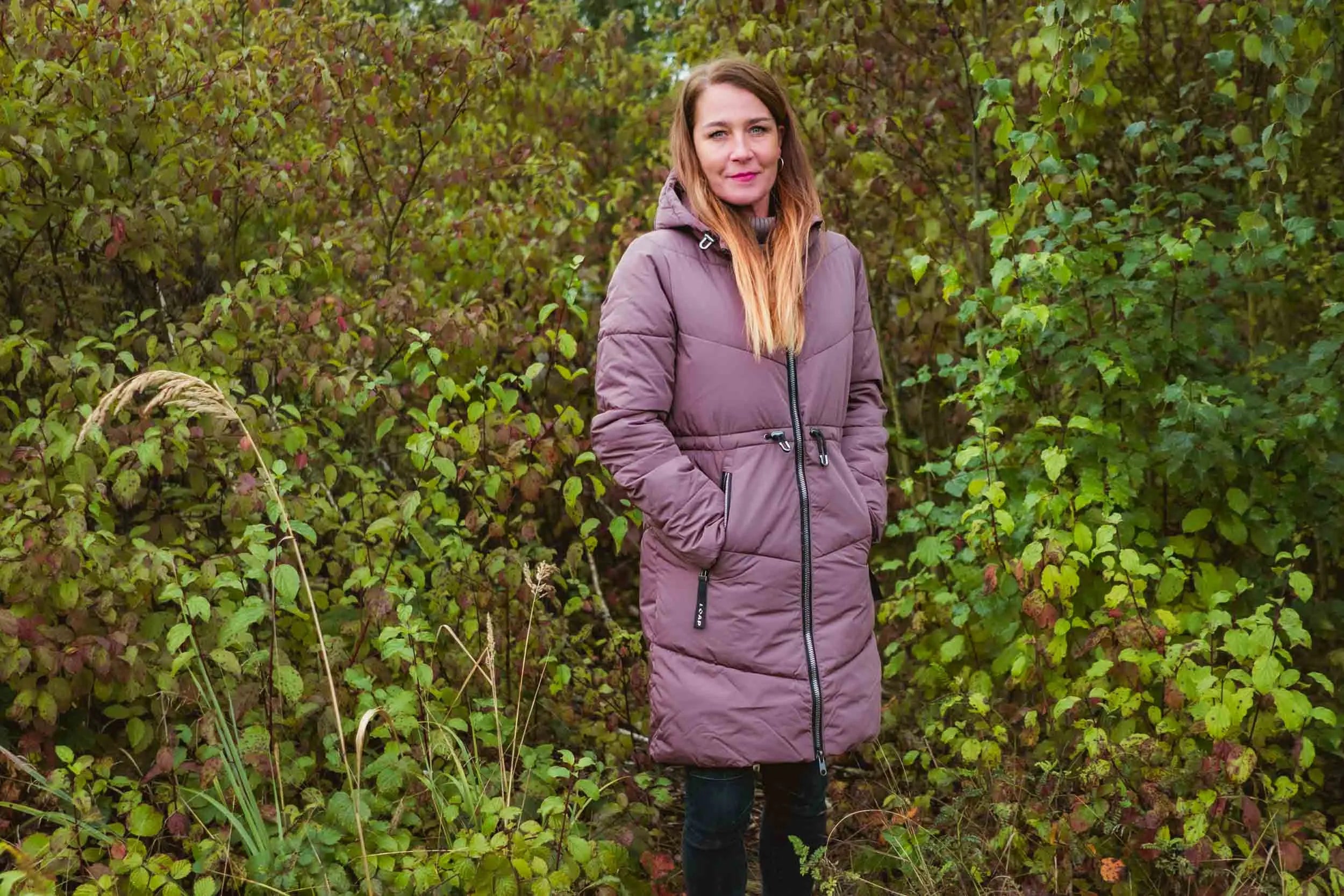 Women's coat loap tara beige xl