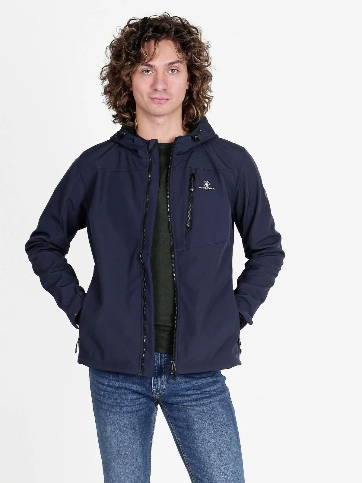 Giacca da uomo softshell atl. Dpt hermes, acqua -repo, 2xl