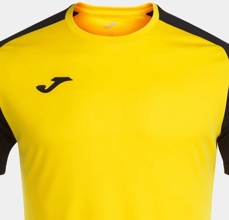 Joma Academy IV Sport T-shirt Geel-Zwart M-oddech i światło