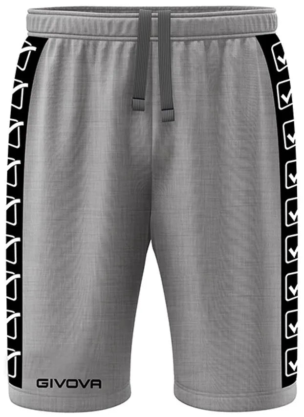 Sports shorts givova terry band light grey 2xl