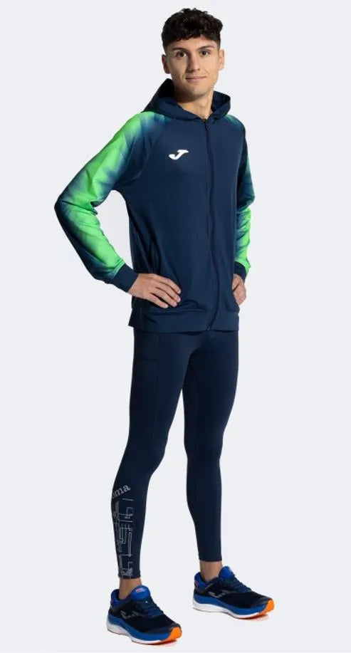 Joma Elite IX Zip-up Men Bluza Navy-Fluor M.