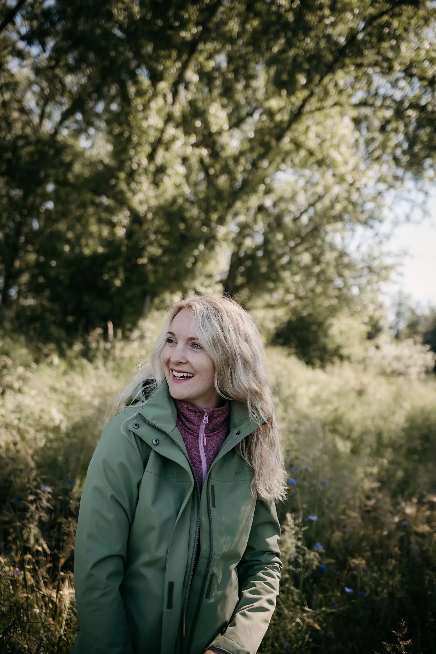 Women's softshell coat kjelvik nova green xl