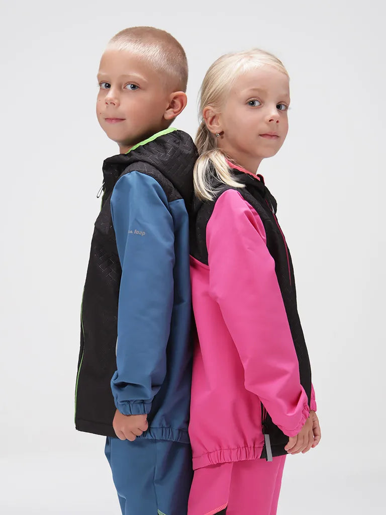 Funkční dětská bunda bochník Uranix Pink 146-152