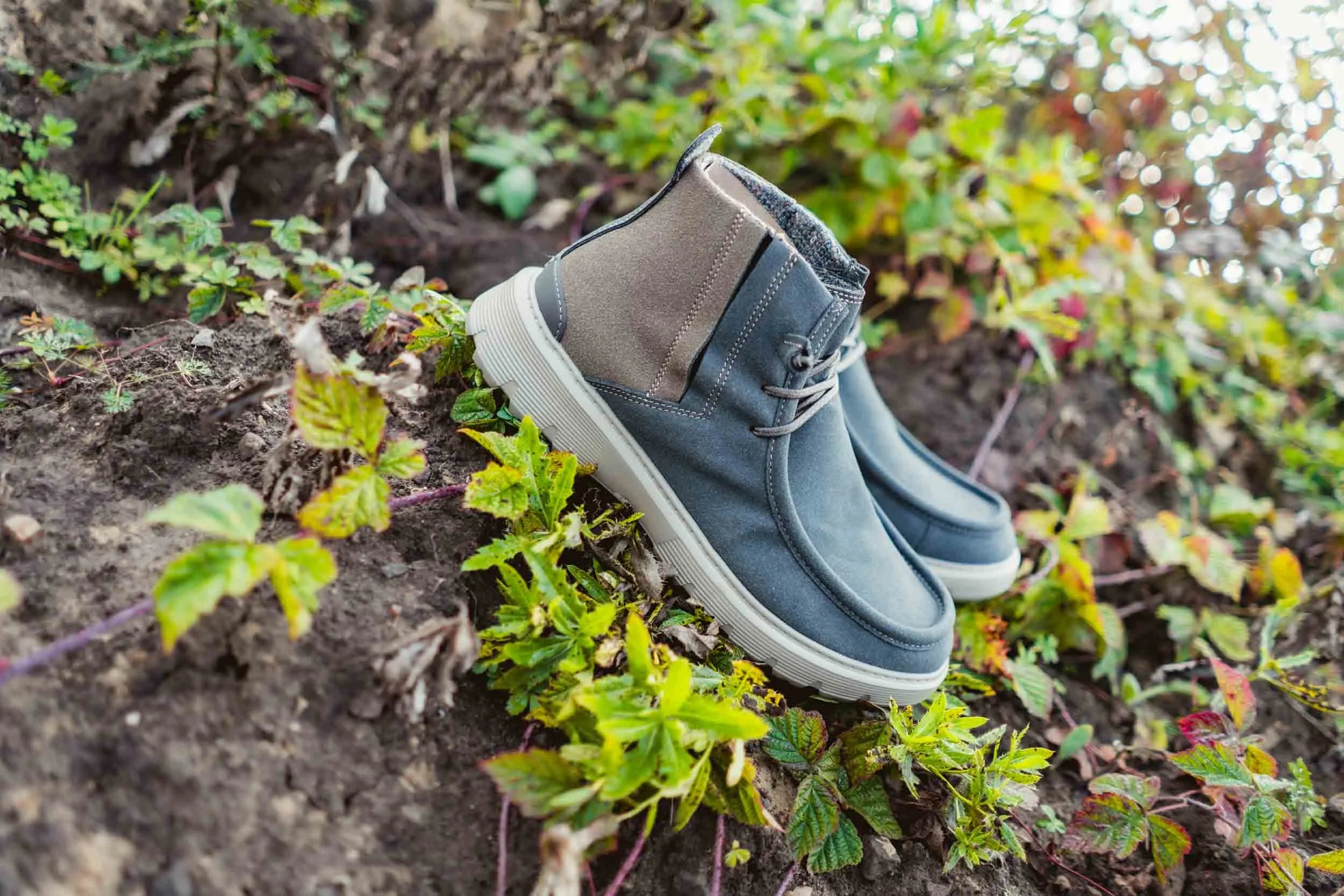 Stivali da uomo Woz Stuart 202 Blu - Comfort in pelle 42