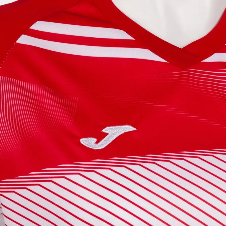 Dames T-Shirt Joma Supernova II Wit-Rood Rood