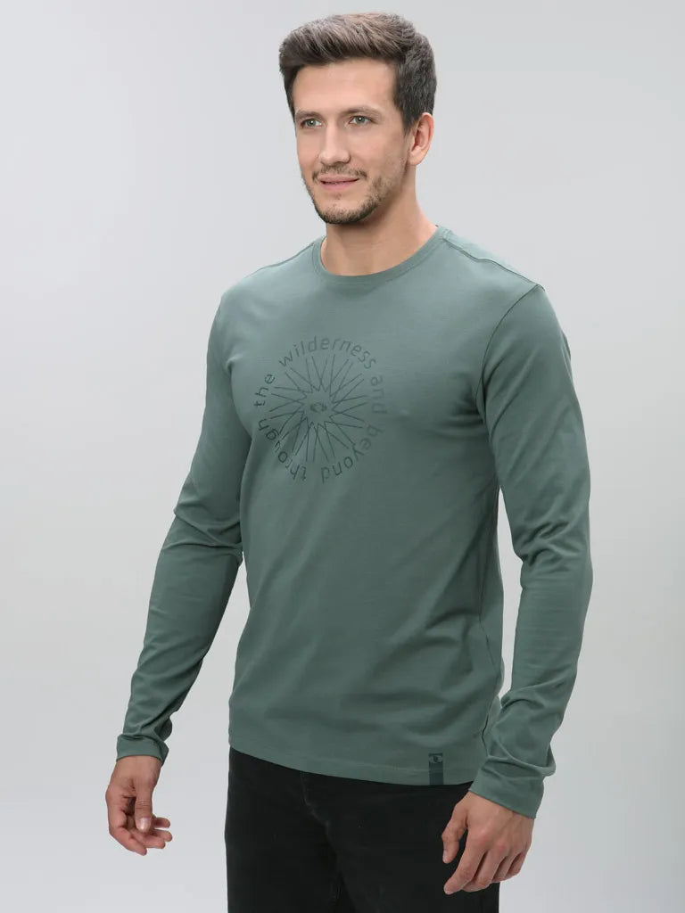Men's long sleeve t-shirt loap alborg green 3xl