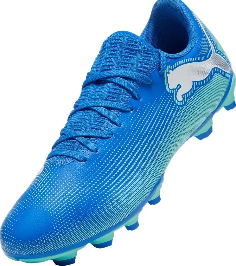 Fotbalové boty puma pánské budoucnosti 7 hrají FG/Ag Football Boot Light Blue 45