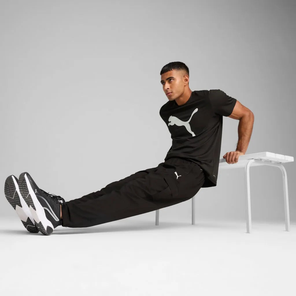 Herenbroek Puma gewebter Fracht Zwart xxl