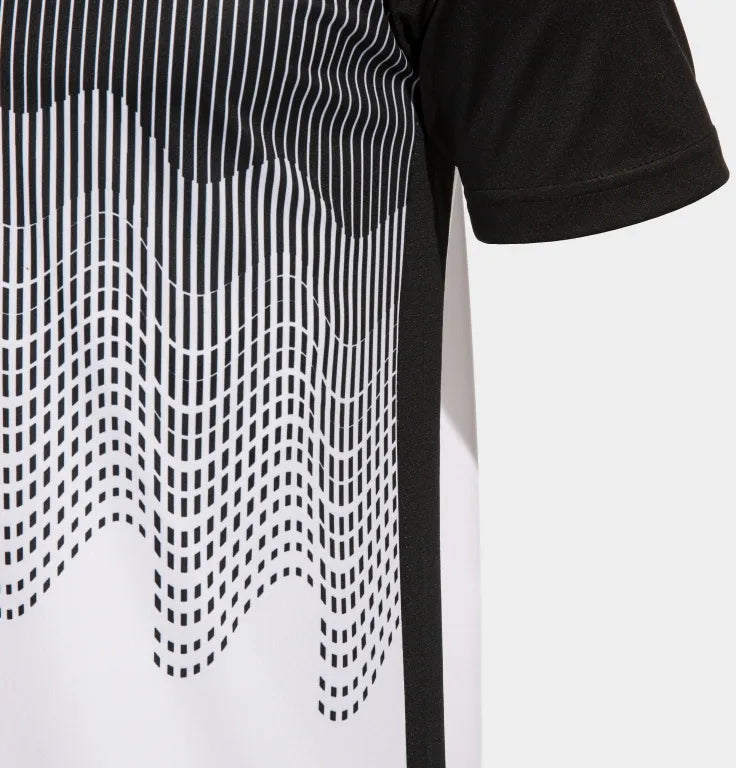 Joma Tiger VI T-shirt Wit-Zwart 2XS-Sporty & Oddychający