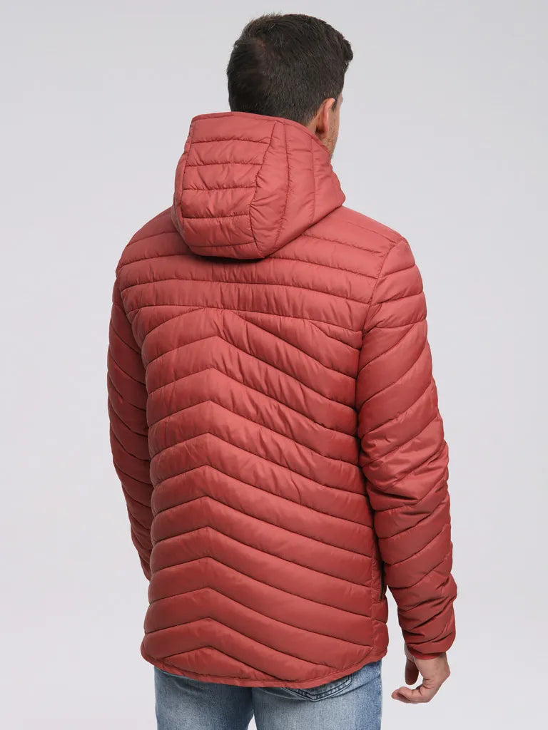 Men's winter jacket loap jekl red l