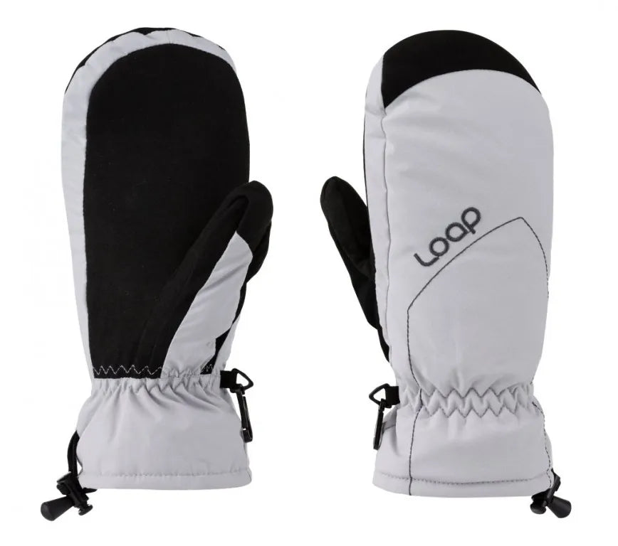 Ski mittens loap rory grey l