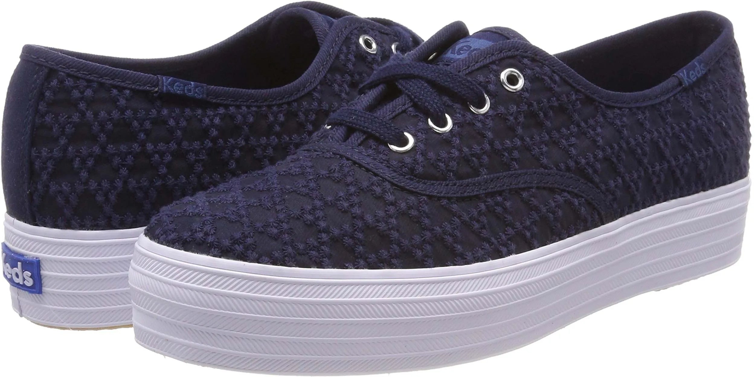 Frauenschuhe Keds WMS Dreifach gestickelt Triangle Navy 42.5