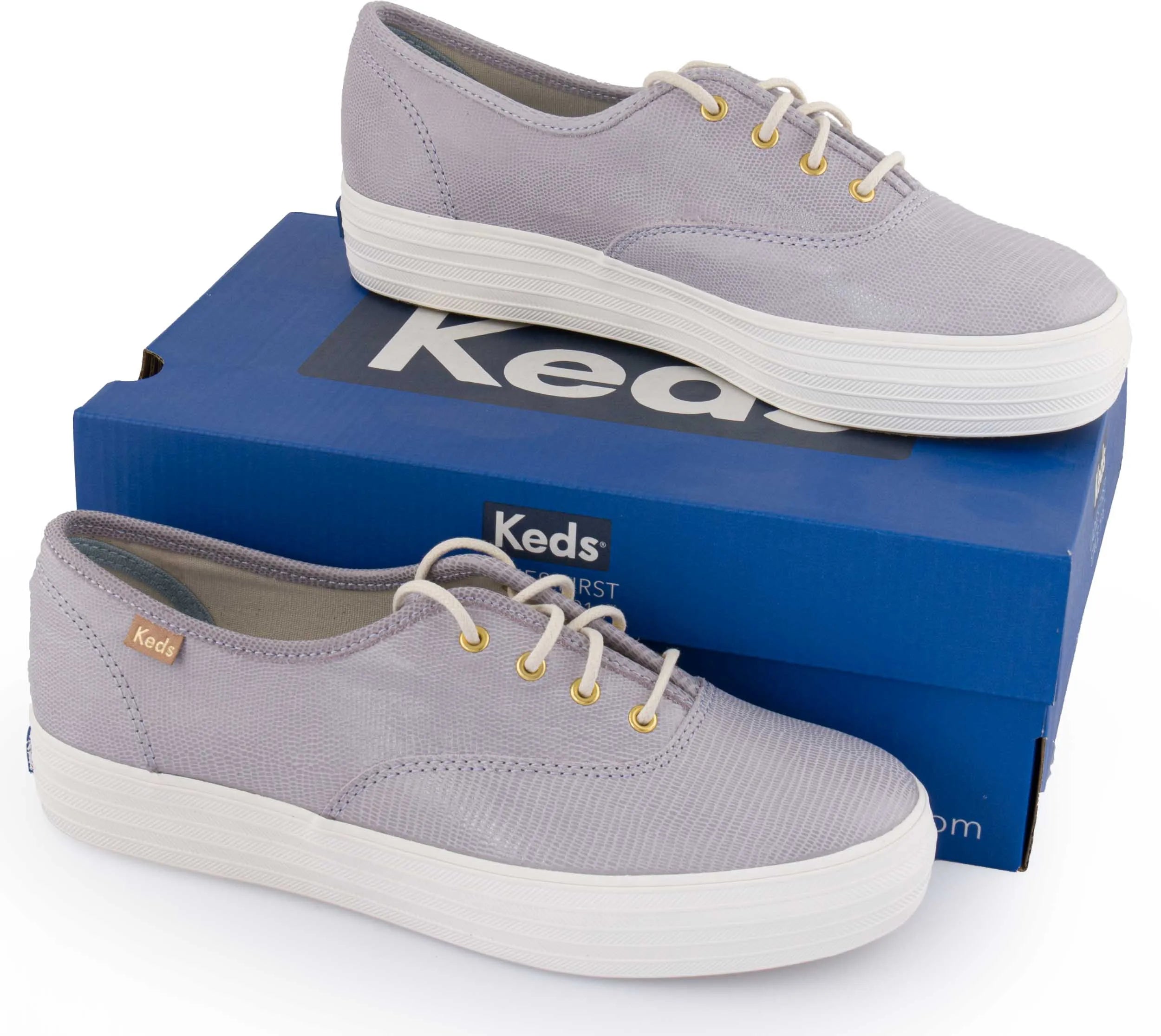 Frauenschuhe Keds Wms Triple Kick Leder Purple 41