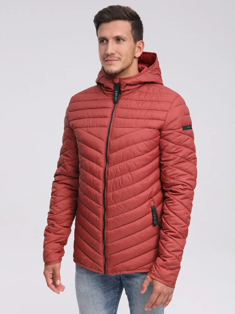 Men's winter jacket loap jekl red l