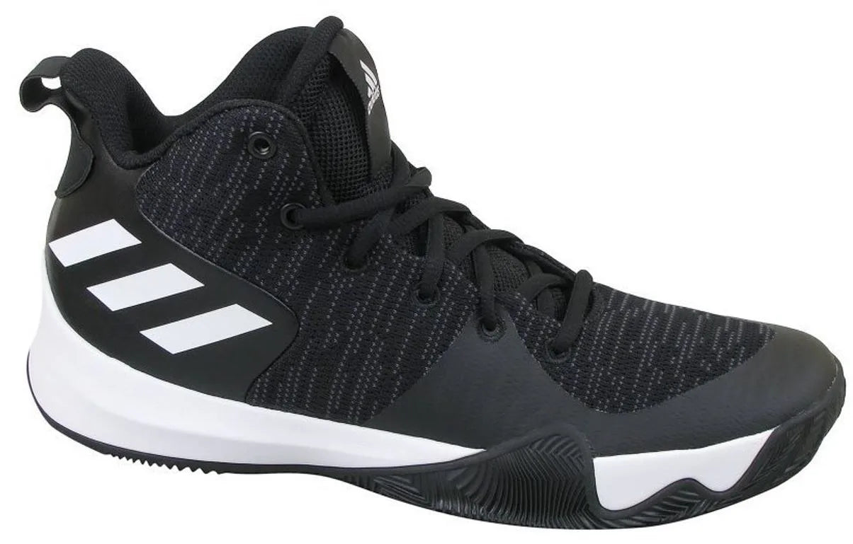 Adidas mænds sneakers eksplosive flash zwart-carbon 43 1/3