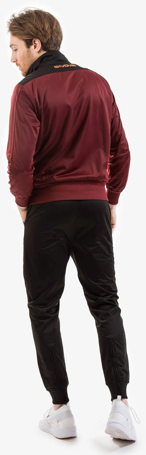 Sports Set Givova Campo Burgundsko-Orange 3xs