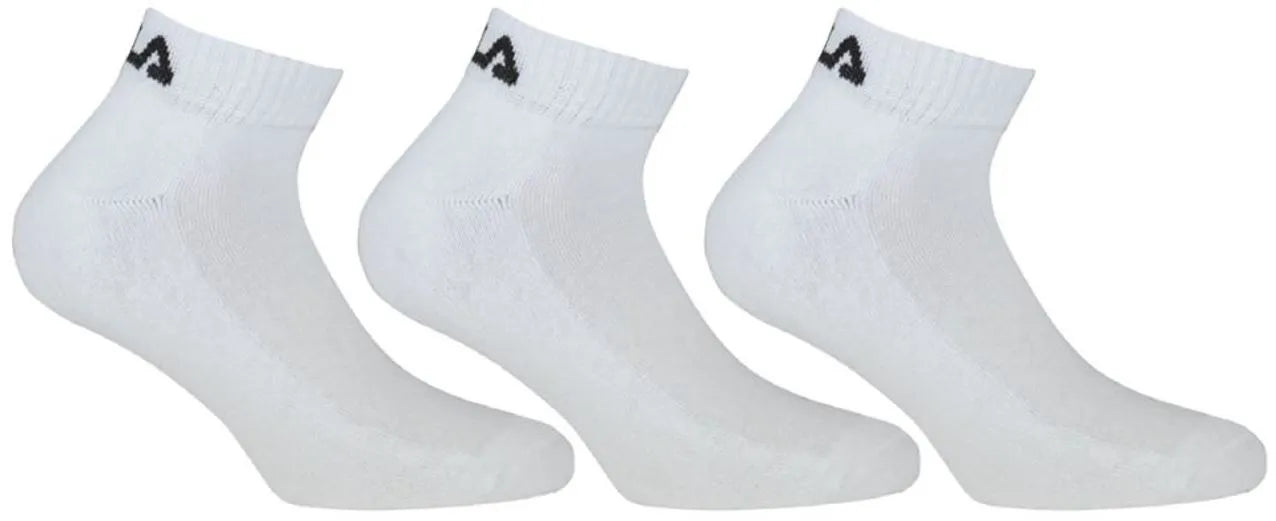Fila Socks 3-Pack White 43-46: Komfort i jakość