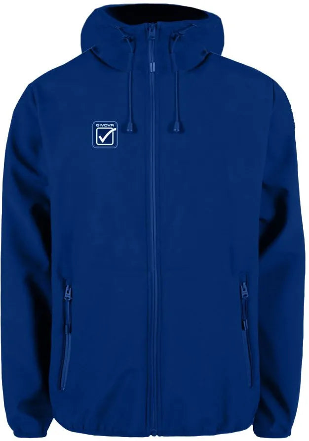 Giacca unisex softshell giacca givova royal blu 2xl