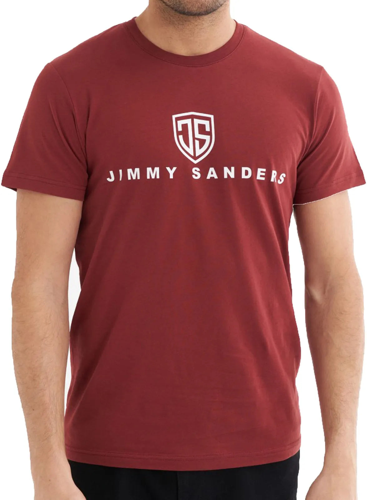 Herren-T-Shirt Jimmy Sanders Vadingo Bordeaux Männer, S.