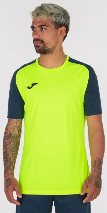 Tricou sport Joma Academy IV Fluor Yellow-Navy, S