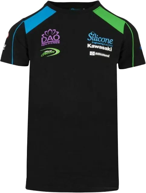 T-shirt per bambini Kawasaki 116-122 Cotton-soft e design cool