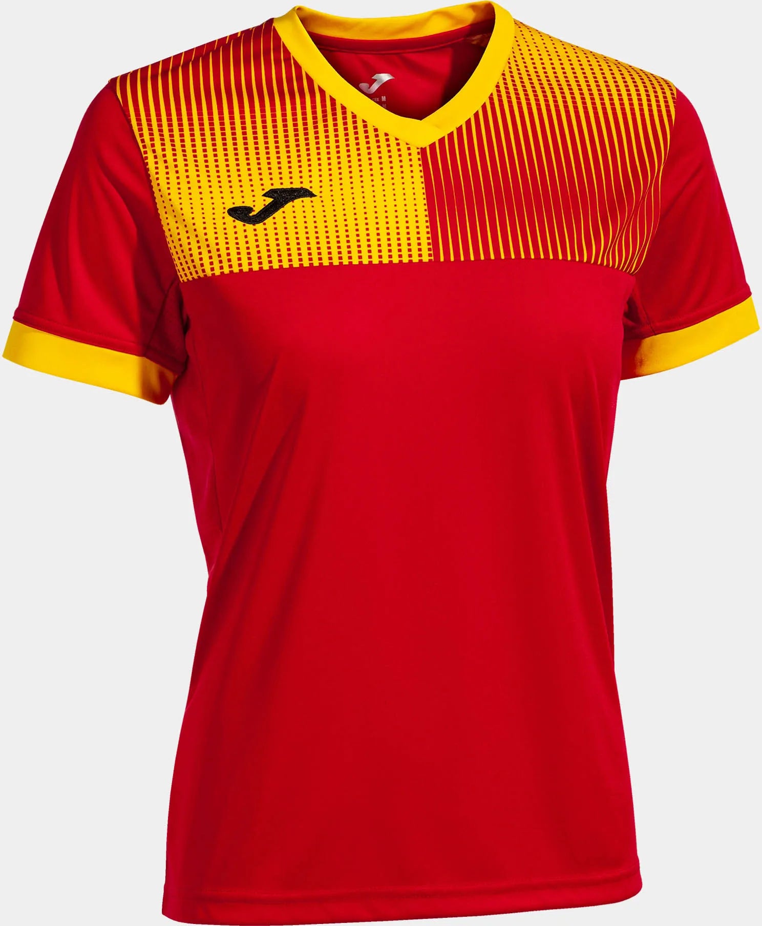 Kvinders t-shirt Joma Eco Supernova Red-Yellow, S