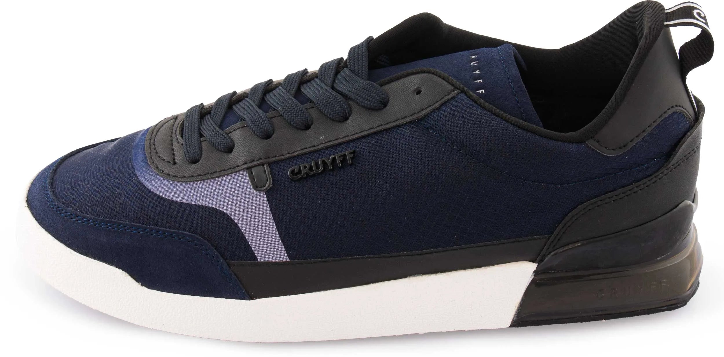 Cruyff Contra Sneaker Navy 44: zapato de senderismo de cuero de lujo