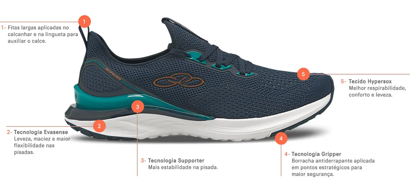 Ladies Sports Shoes Olympikus Supera 40: Letvægt og åndbar