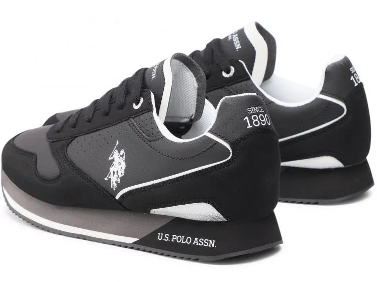 NE. Polo Assn. Adidași 44 - pantofi pentru bărbați din piele la modă