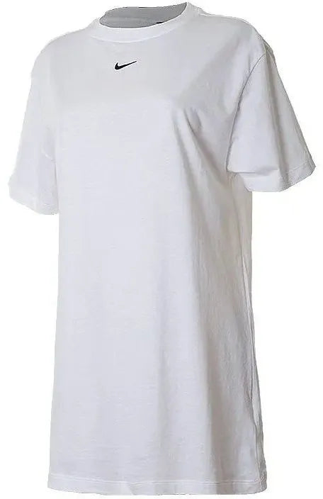 T-shirt/vestido feminino Nike, vestido essencial branco, xs