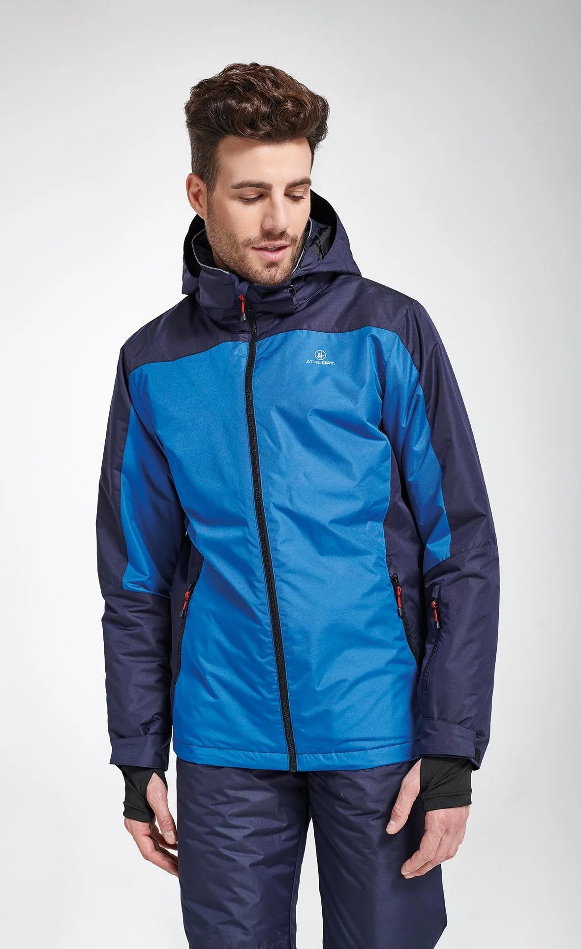 Men's ski jacket athl. dpt nathaniel blue m
