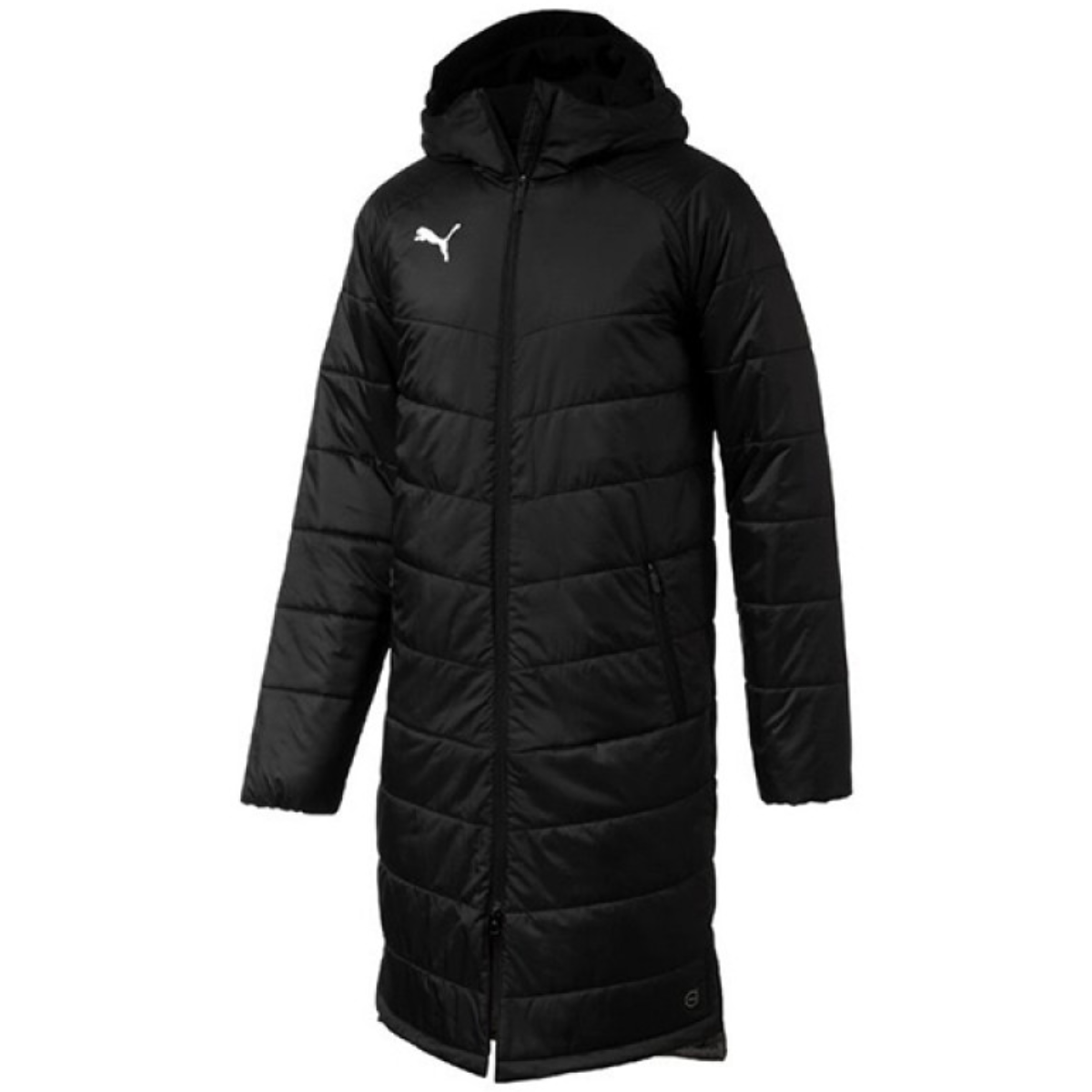 Abrigo de invierno para hombres Puma Liga Sidelina Banca Long Black XL