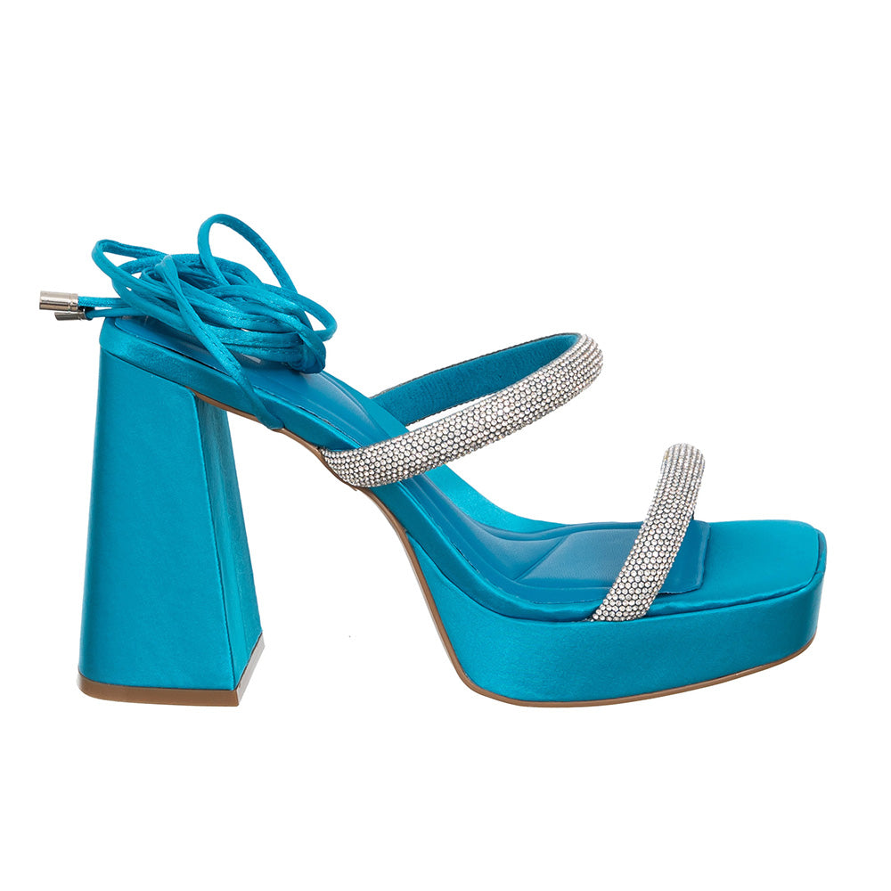 Rinascimento sandalen turquoise Zln 0892