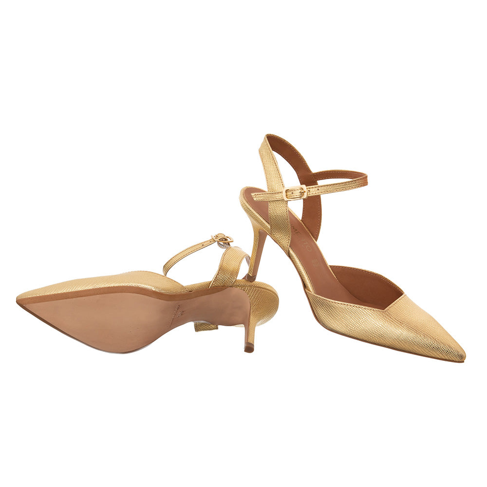 Rinascimento shoes gold zln 0896