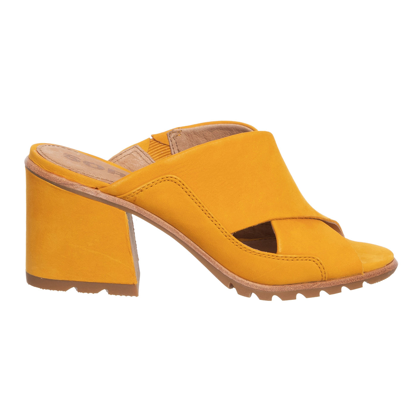 Sorel Nadia Mule Golden Yellow Le cuir naturel ZLN 0807