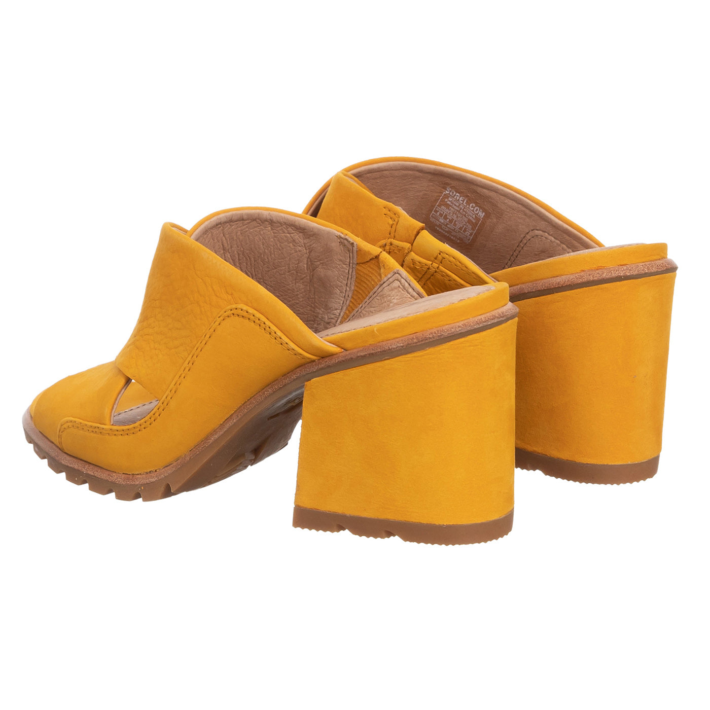 Sorel Nadia Mule Zlato žltá prírodná koža Zln 0807