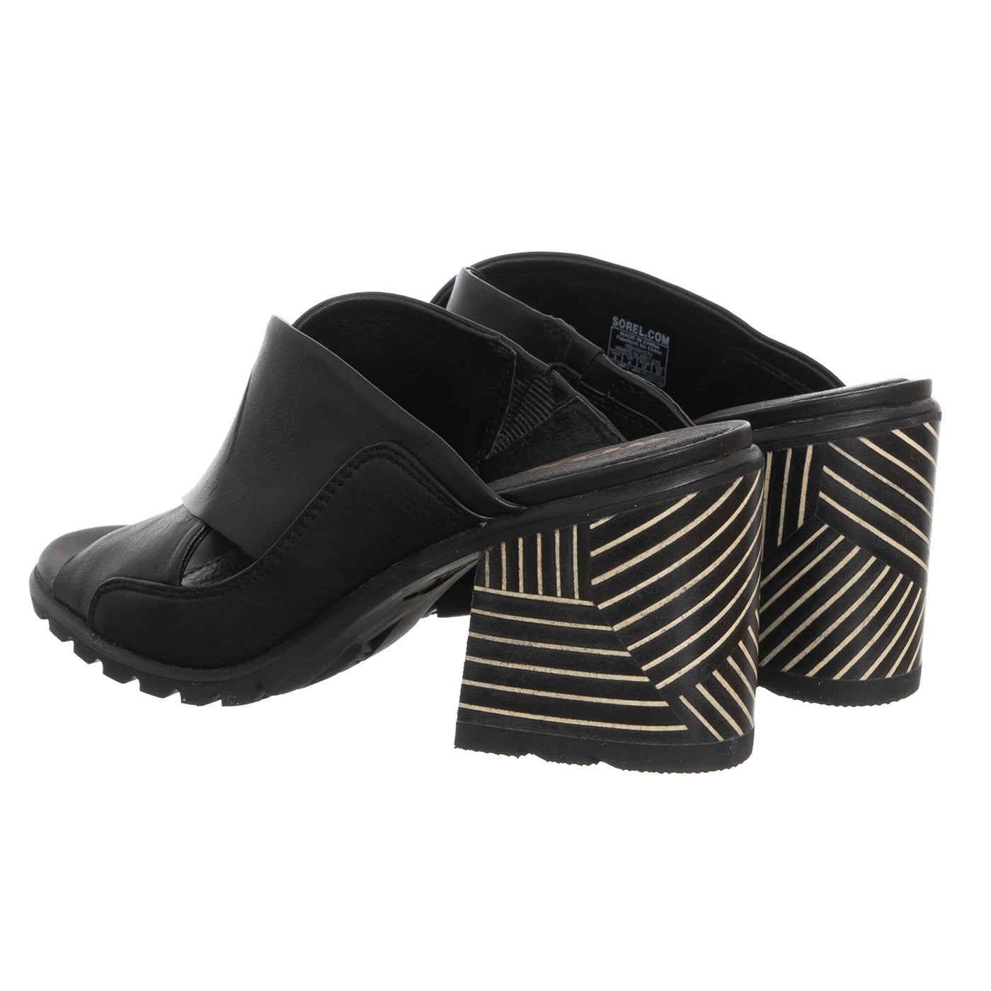 Sorel Nadia Mule Black Natural Leder ZLN 0808