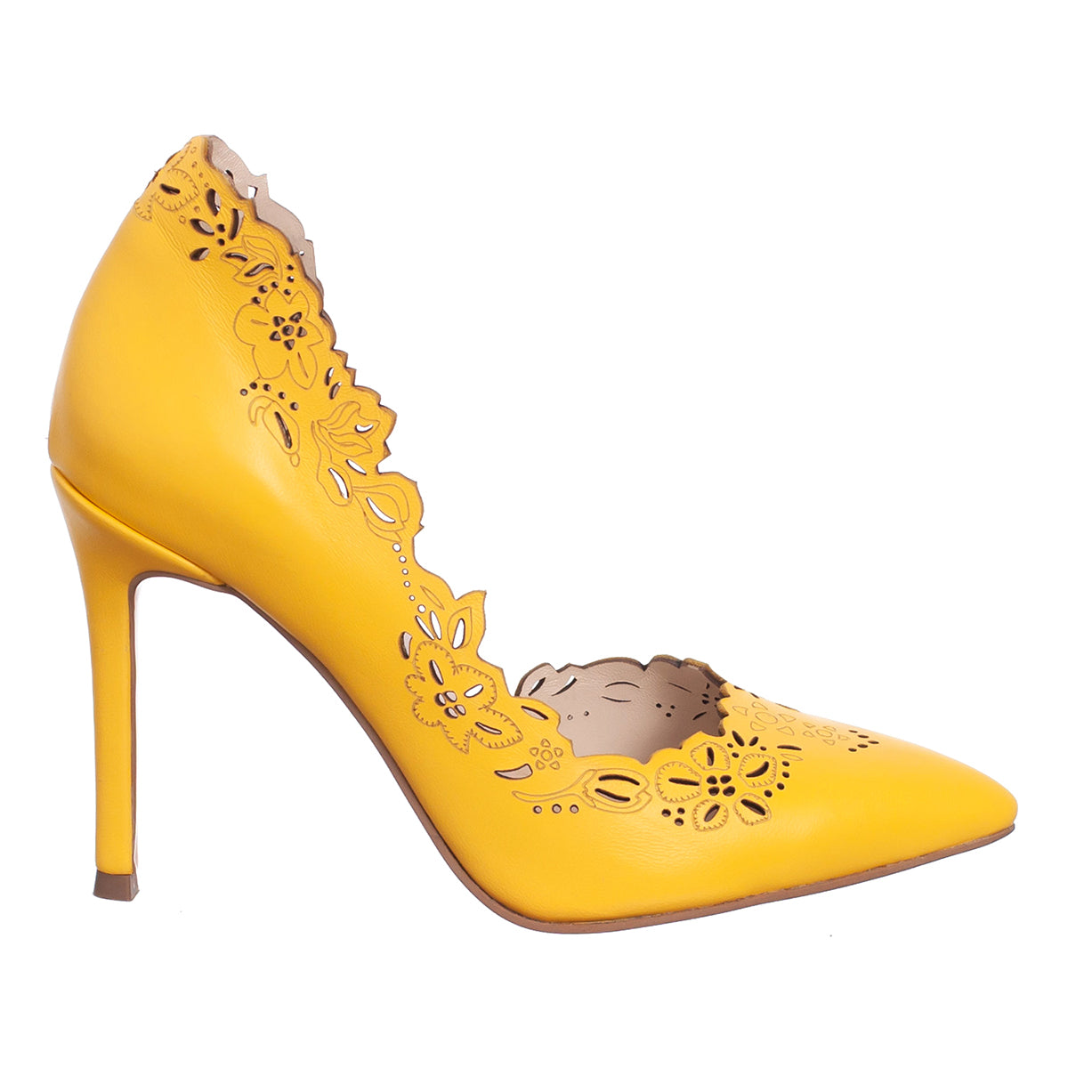 Zellini shoes genuine leather yellow zln 106