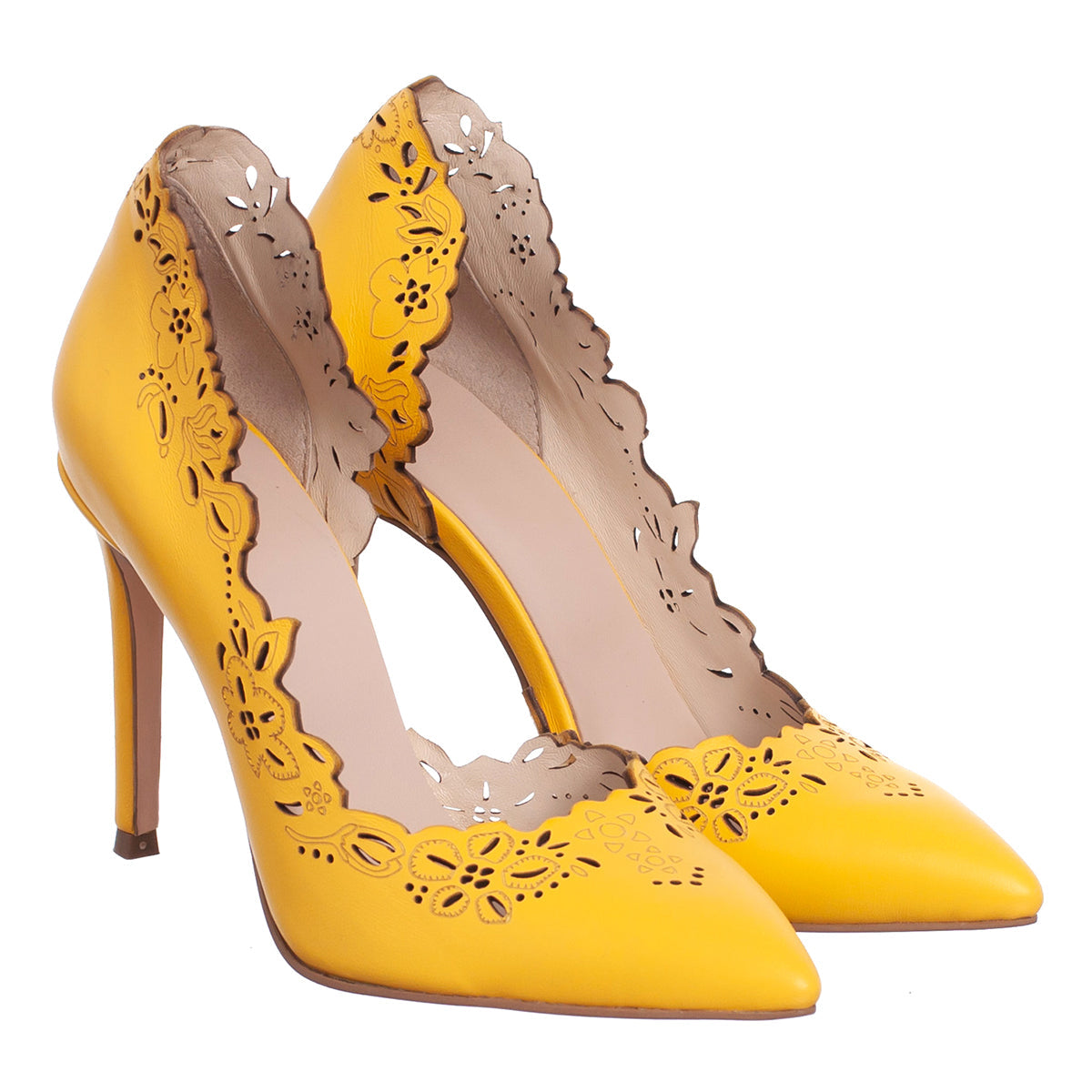 Zellini shoes genuine leather yellow zln 106